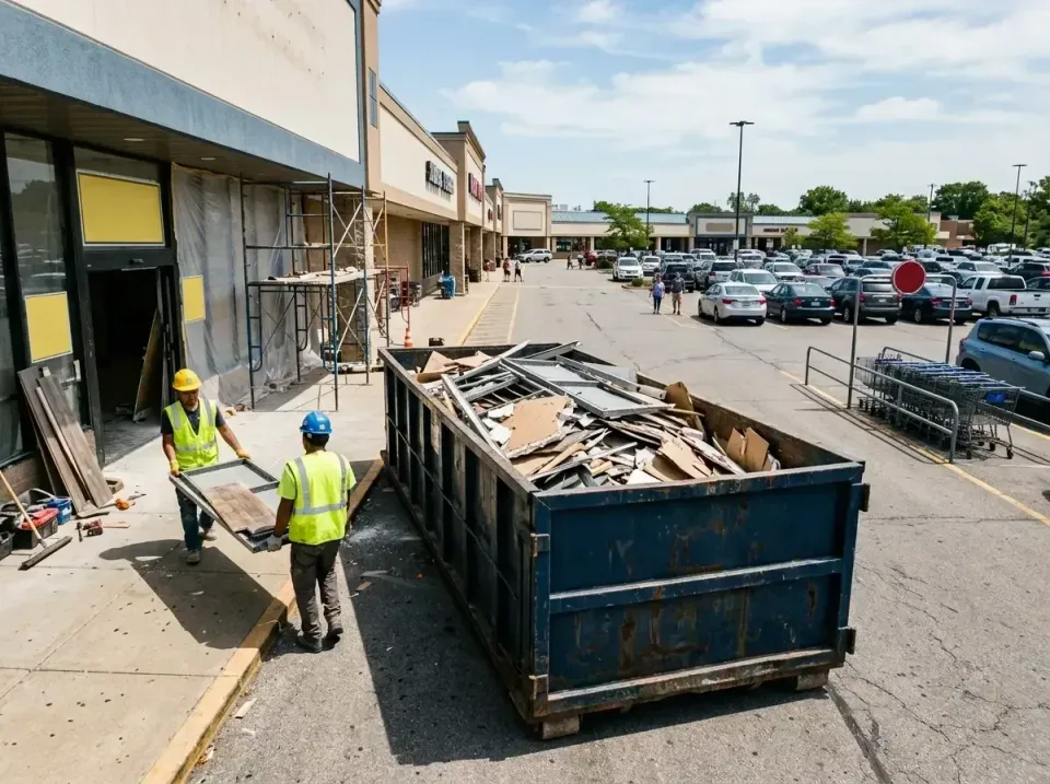 retail-store-renovation-debris-003 — frequently asked questions, Roll-off Dumpster Rentals in Stonewood, WV